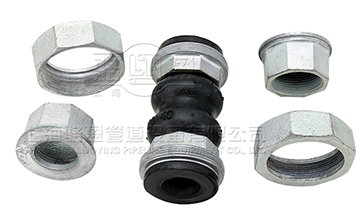 內(nèi)蒙古阿拉善盟<a href=http://www.pengfeisewing.com.cn target=_blank class=infotextkey>絲扣橡膠接頭</a>分解圖